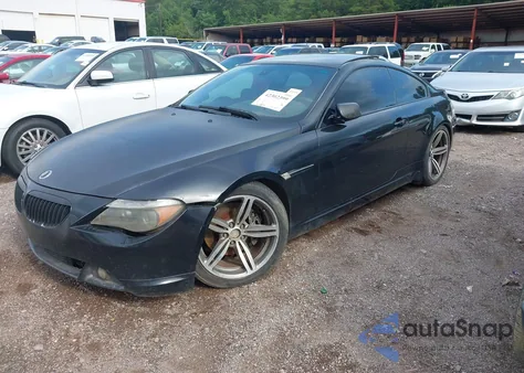 2006 BMW 650I из США, поврежденный, VIN WBAEH13436CR49646